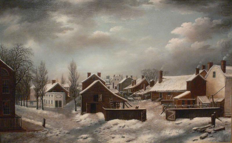 Francis Guy Winter Scene in Brooklyn china oil painting image